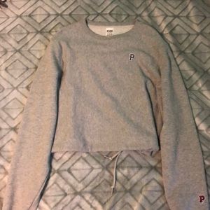 cropped sweater from pink